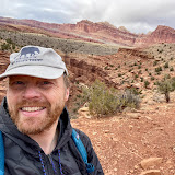 me on a hike in Canyonlands National Park